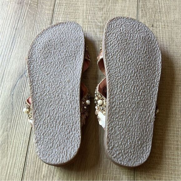 Free People Moon Child Embellished Sandals US 10 - Picture 5 of 8